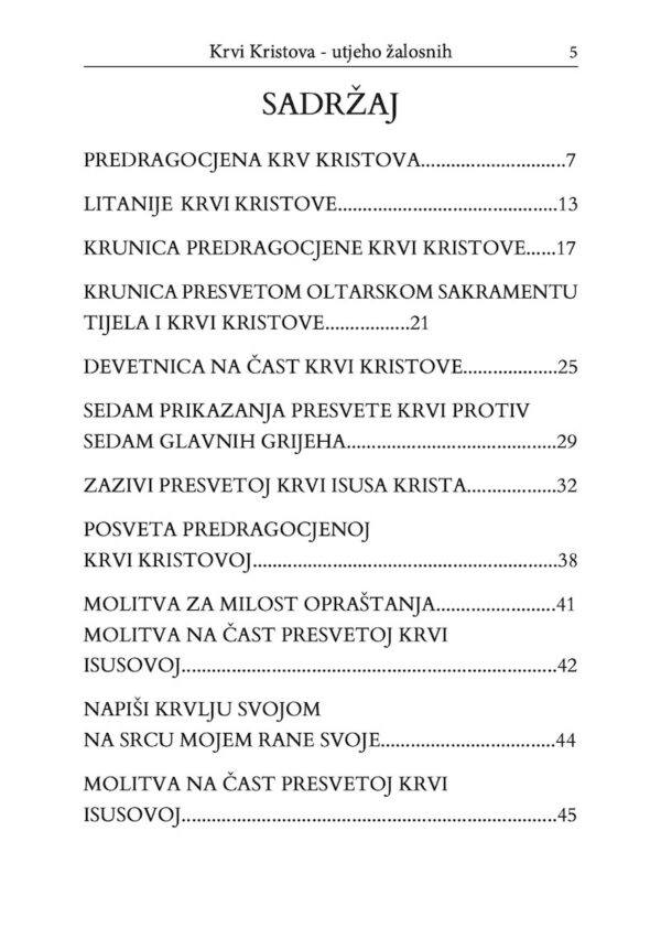 Mali molitvenik - Krv Kristova - Image 3